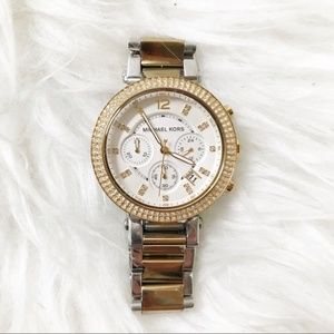 Michael Kors Parker Gold Tone Watch